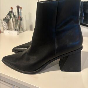 BP Black Heeled Ankle Boots